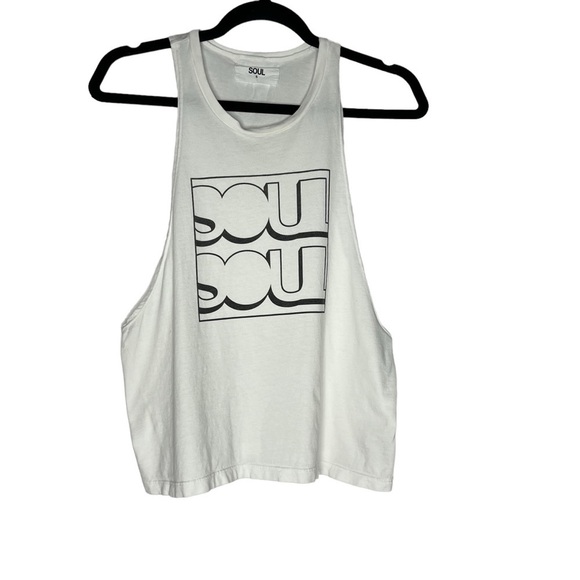 Soul Cycle White Muscle Tank size S - Picture 3 of 7